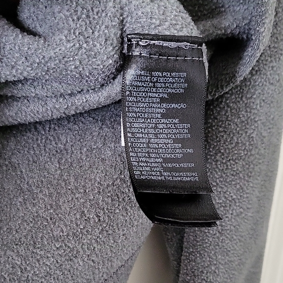 The North Face 1/4 Zip Fleece Pullover Grey Women’s Large Lightweight - Picture 8 of 8